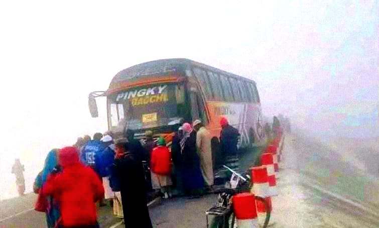 কুড়িগ্রামে বাসচাপায় মোটরসাইকেল আরোহী নিহত